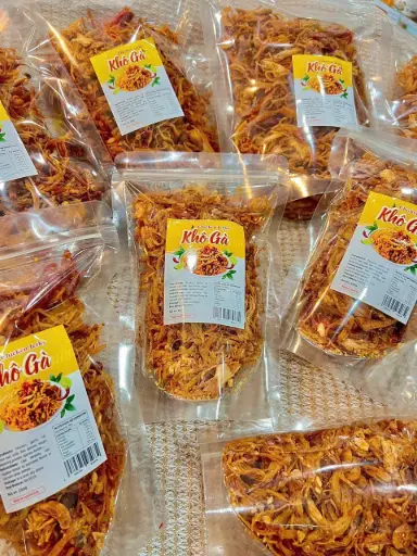 [SL-KHO-GBT-250] Khô Gà Bơ Tỏi Chay 250G /Snack