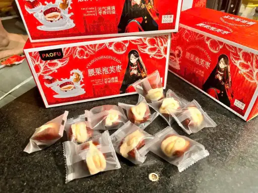 [SL-TAOD-SHD-300] Táo Đỏ Kẹp Sữa Hạt Điều 300G /Jujube With Camel Milk & Cashew