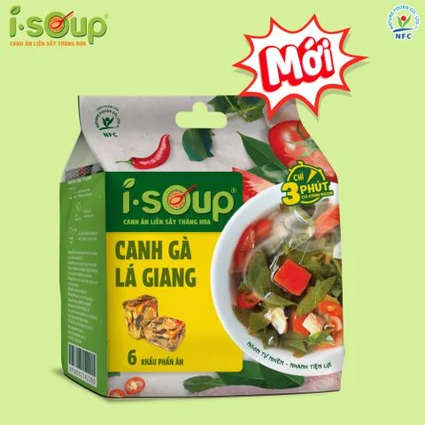 [IS-GLG-72] Viên Canh Gà Lá Giang I-Soup 72G /Chicken and River-Leaf Creeper Soup