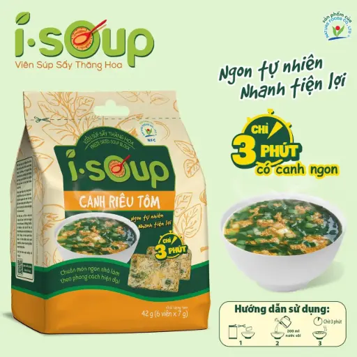 [IS-RT-42] Viên Canh Riêu Tôm I-Soup 42G /Shrimp Sour Soup