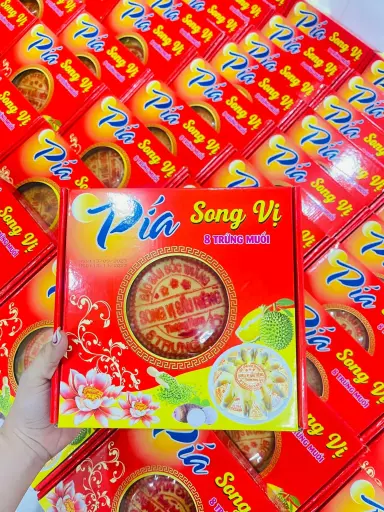 [SL-PIA-SV8T] Bánh Pía Song Vị 8 Trứng 600G /Pia Cake