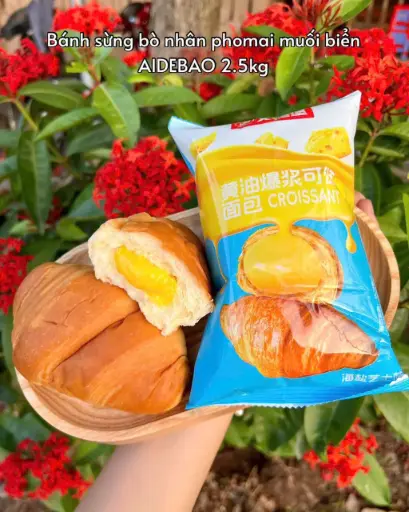 [DL-BSB-PM-2.5K] Bánh Sừng Bò Nhân Phô Mai 2.5Kg /Cheese Croissant