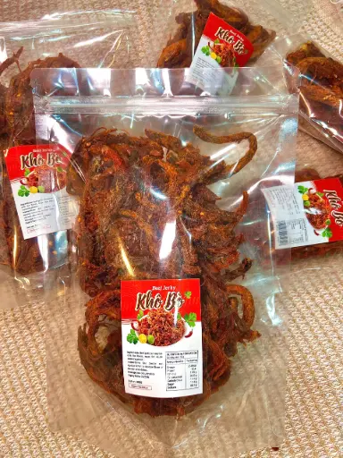 [SL-KHO-BS-500] Khô Bò Sợi Chay 500G /Vegan Beef Jerky Strips