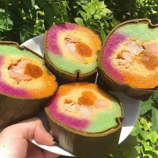 [SL-BT-DXNM] Bánh Tét Đậu Xanh Nhân Mặn /Frozen Mungbean Sticky Rice