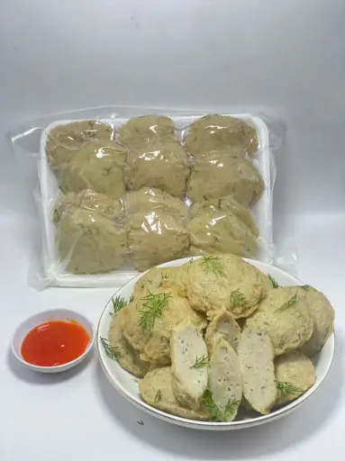 [6R-CCTL-TL-500] Chả Cá Thác Lác Tròn Thì Là 500G /Feather Fish Paste With Dill