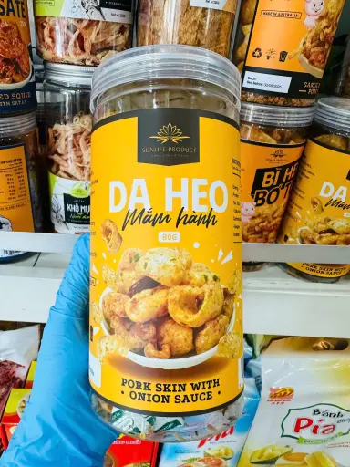 [SL-DHMH-80] Da Heo Mắm Hành 80G /Pork Skin & Onion Sauce