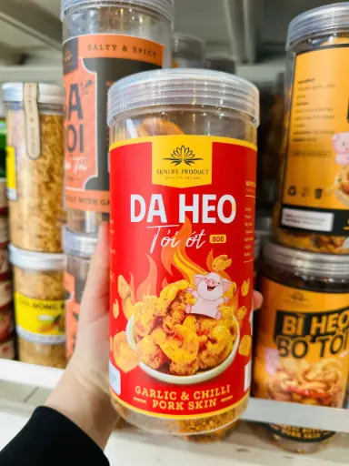 [SL-DHTO-80] Da Heo Tỏi Ớt 80G /Garlic Chilli Pork Skin