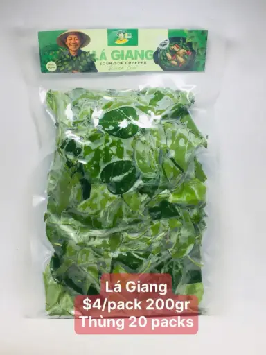[BR-LGIA-200] Lá Giang 200G /Sour-Sop Creeper River Leaf