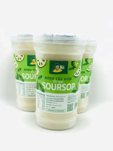 [6R-MCXBH-300] Mãng Cầu Xiêm Bóc Hạt 300G /Frozen Soursop
