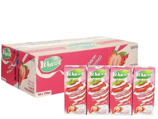 [YMO-DAU-170] Sữa Chua Yomost (Dâu) 170ml /Strawberry Yogurt