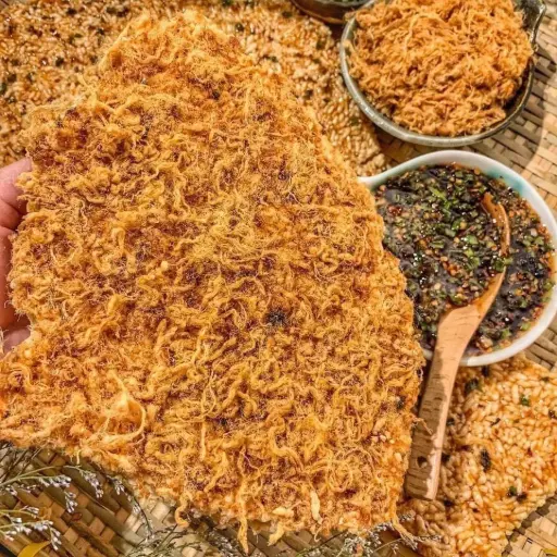 [SL-CCDNSCB-250] Cơm Cháy Đáy Nồi Siêu Chà Bông 250G /Rice Cracker With Pork Floss